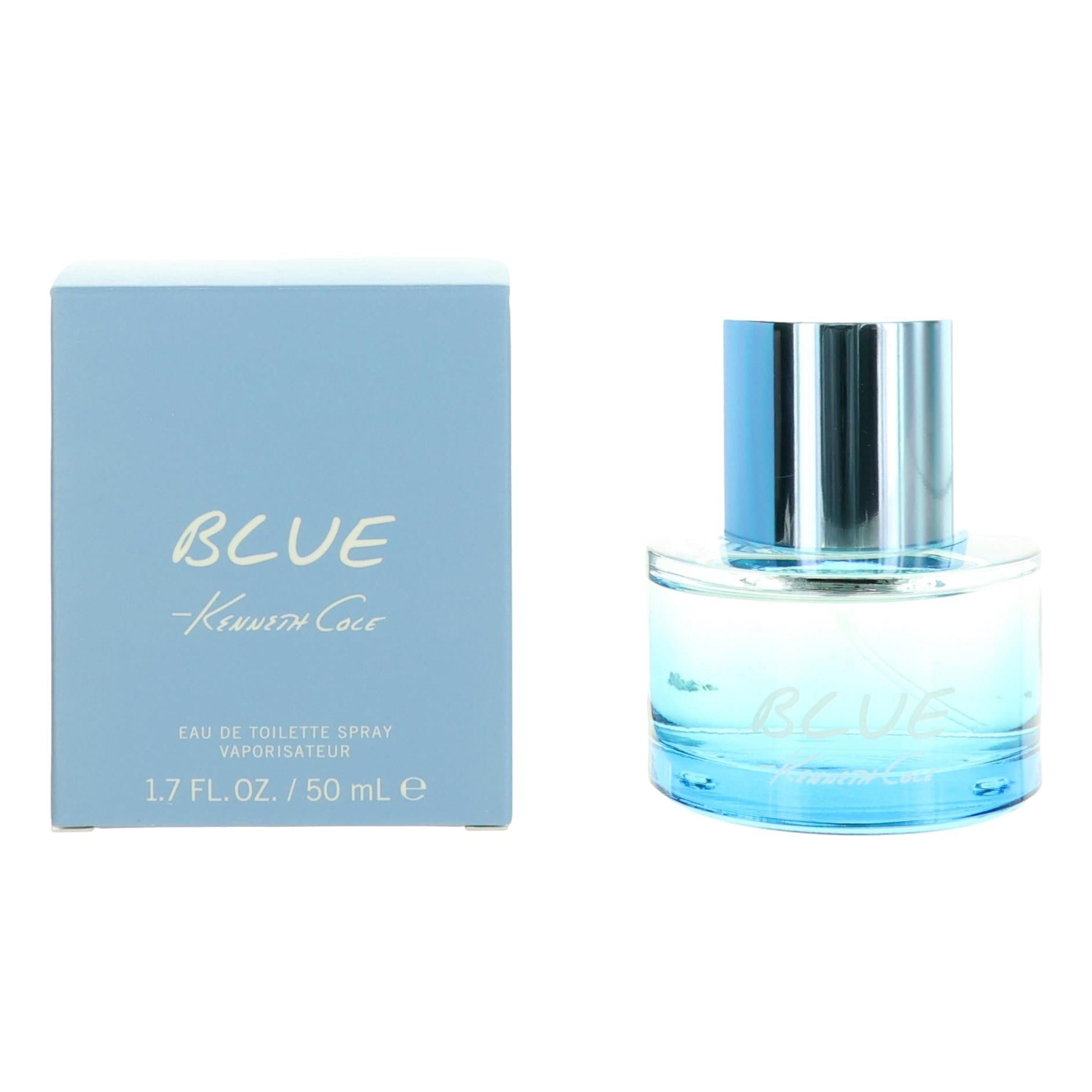 Kenneth Cole Blue By Kenneth Cole Eau De Toilette Spray 1.7 Oz For Men