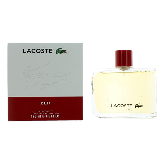 Lacoste Red, 4.2 Oz EDT Spray For Men