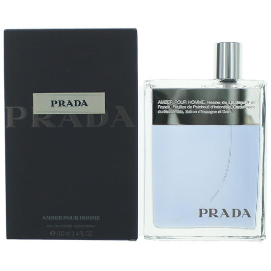 Prada Amber, 3.4 Oz EDT Spray For Men