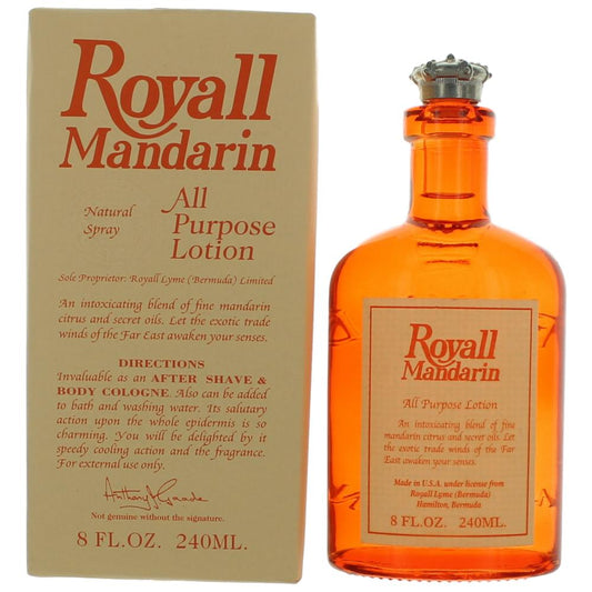 Royall Mandarin, 8 Oz All Purpose Lotion For Men