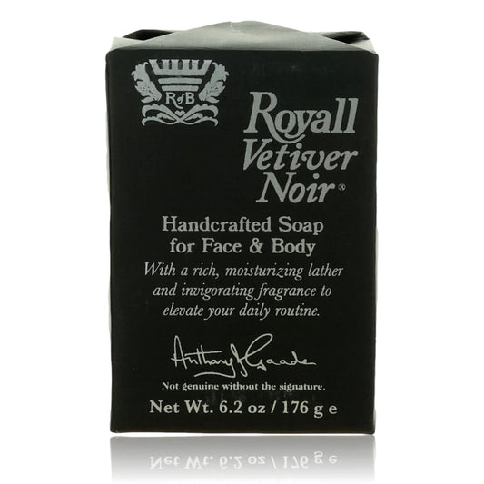 Royall Vetiver Noir, 6.2 Oz Bar Soap For Men