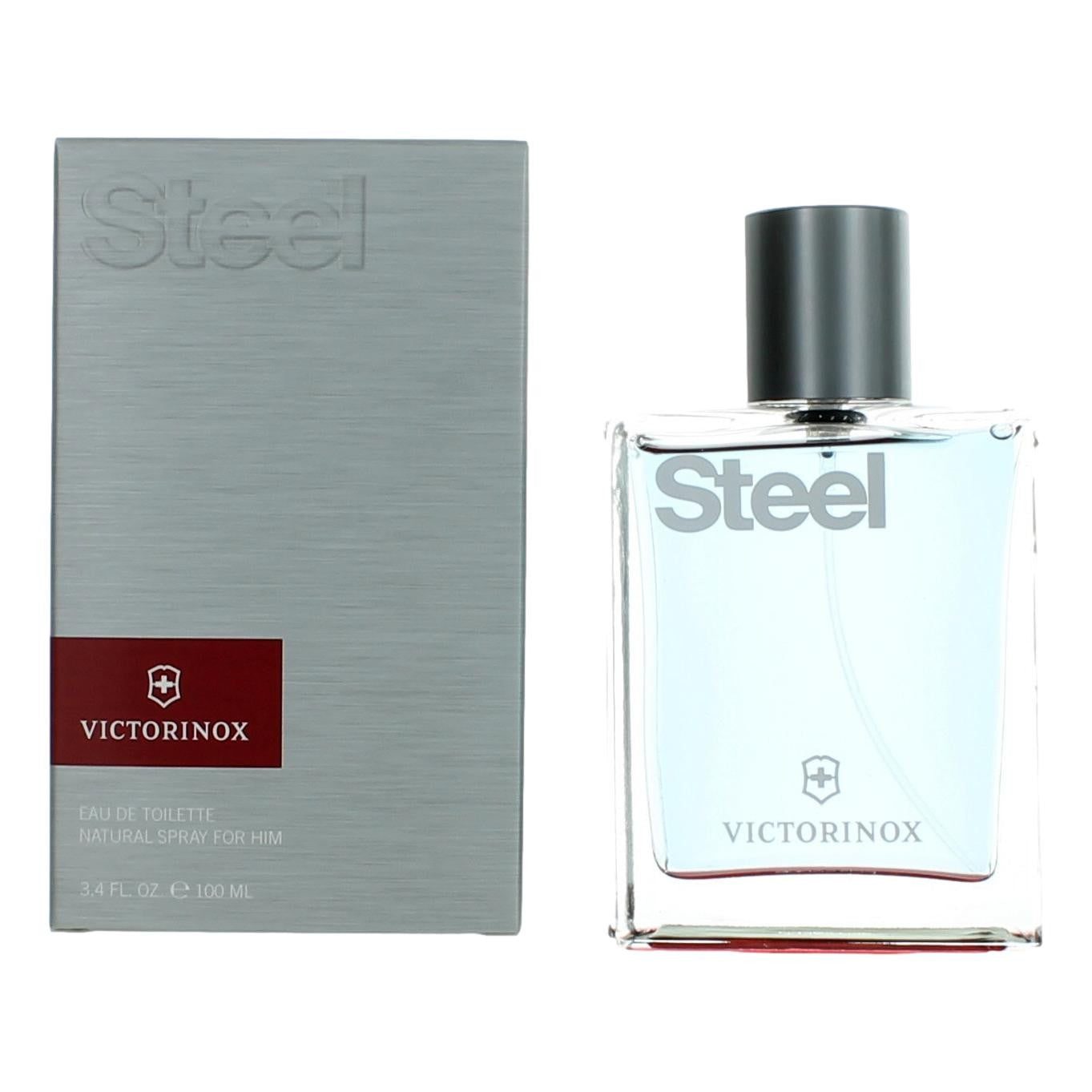 Swiss Army Steel, 3.4 Oz EDT Spray For Men
