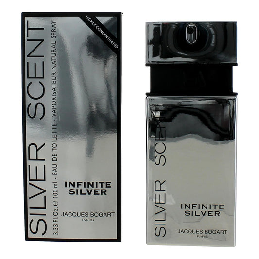 Silver Scent Infinite Silver By Jacques Bogart Eau De Toilette Spray 3.3 Oz For Men