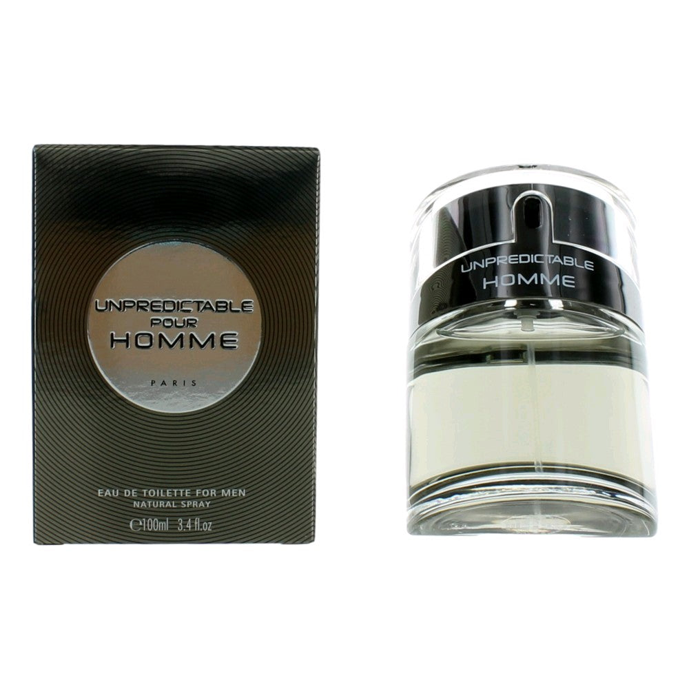 Unpredictable Pour Homme, 3.4 Oz EDT Spray For Men