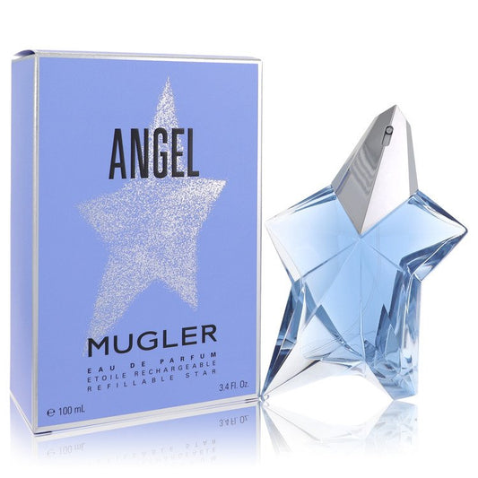 Angel By Thierry Mugler Standing Star Eau De Parfum Spray Refillable 3.4 Oz For Women