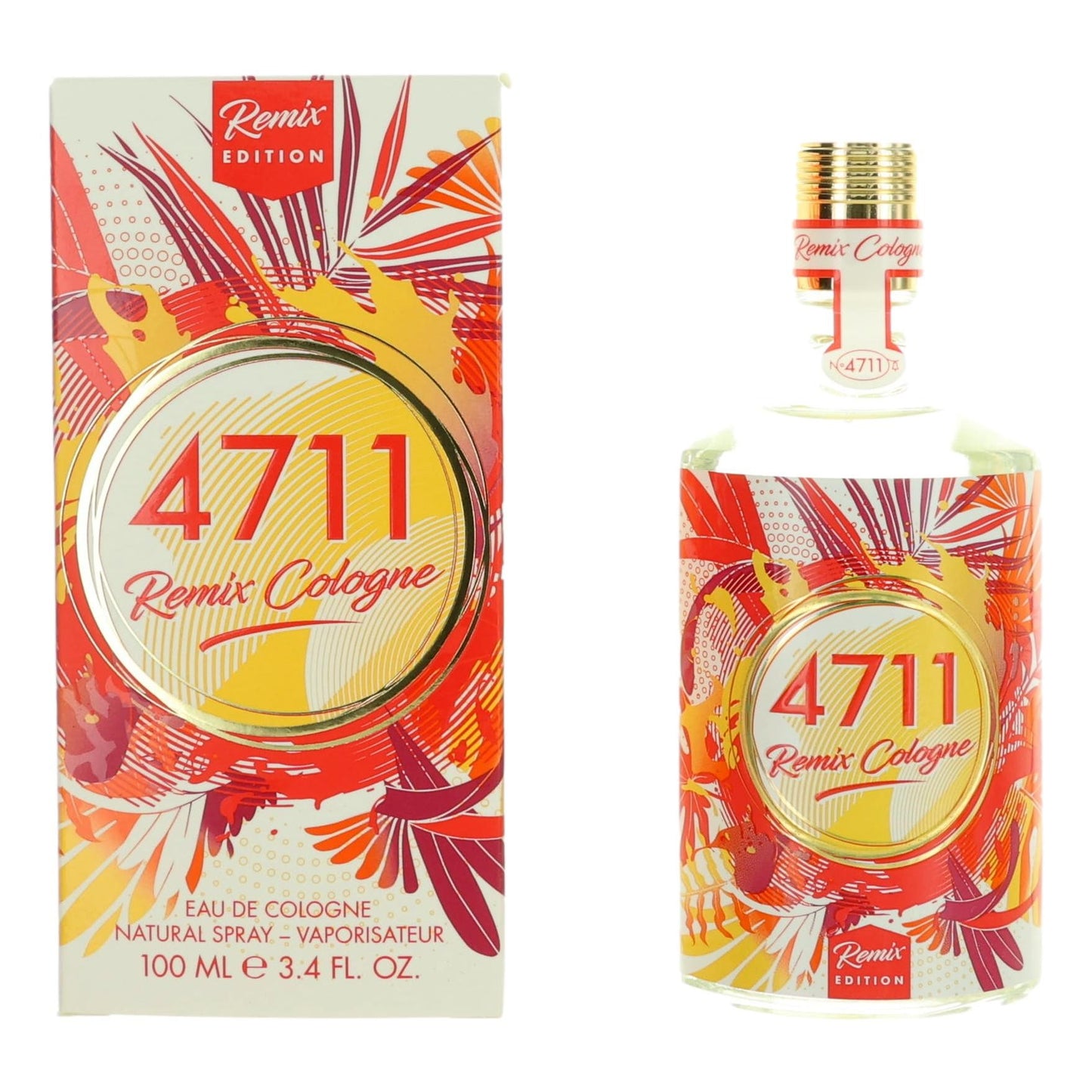4711 Remix Paradise, 3.4Oz Eau De Cologne Spray For Unisex