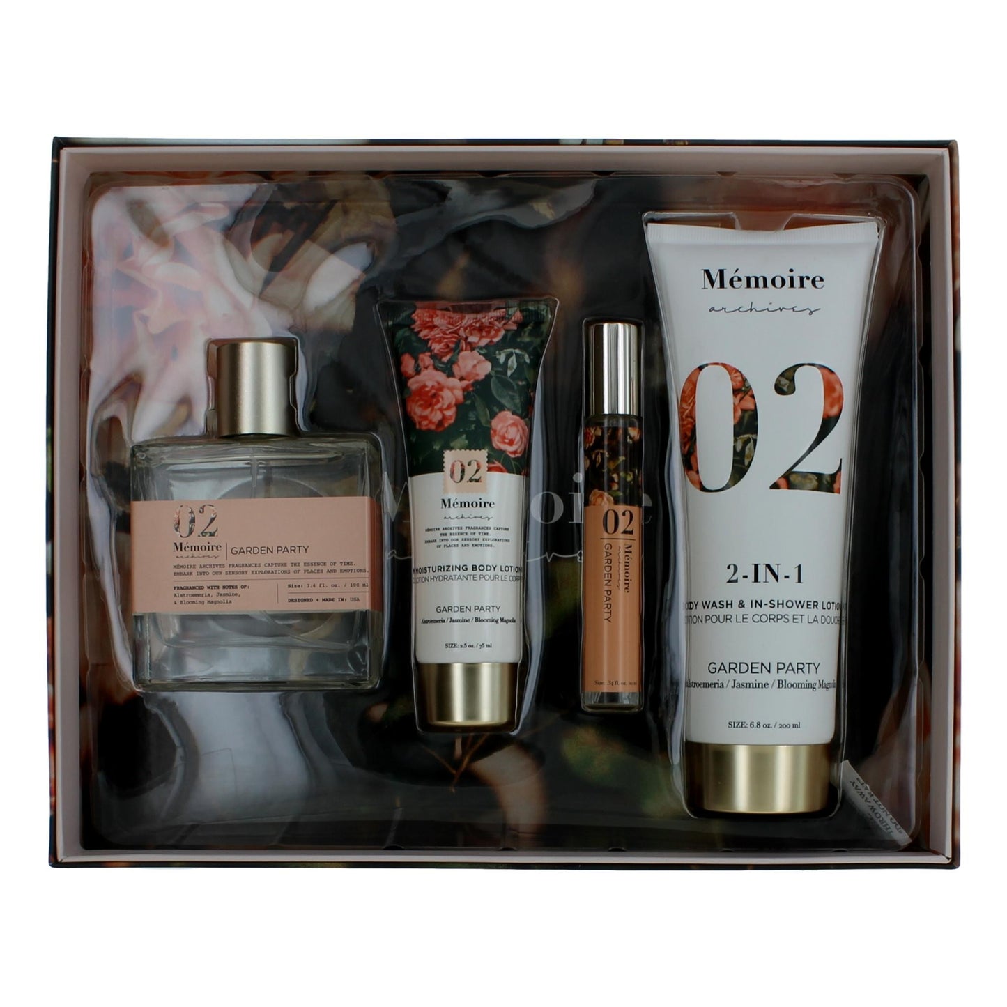 Garden Party, 4 Piece Gift Set For Unisex