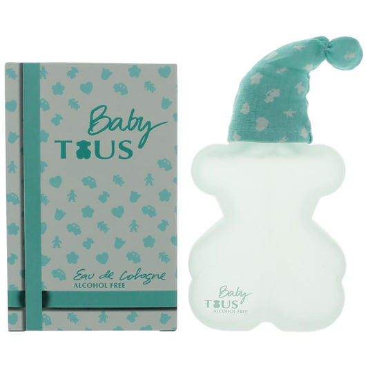 Tous Baby, 3.4 Oz Eau De Cologne Alcohol Free For Unisex