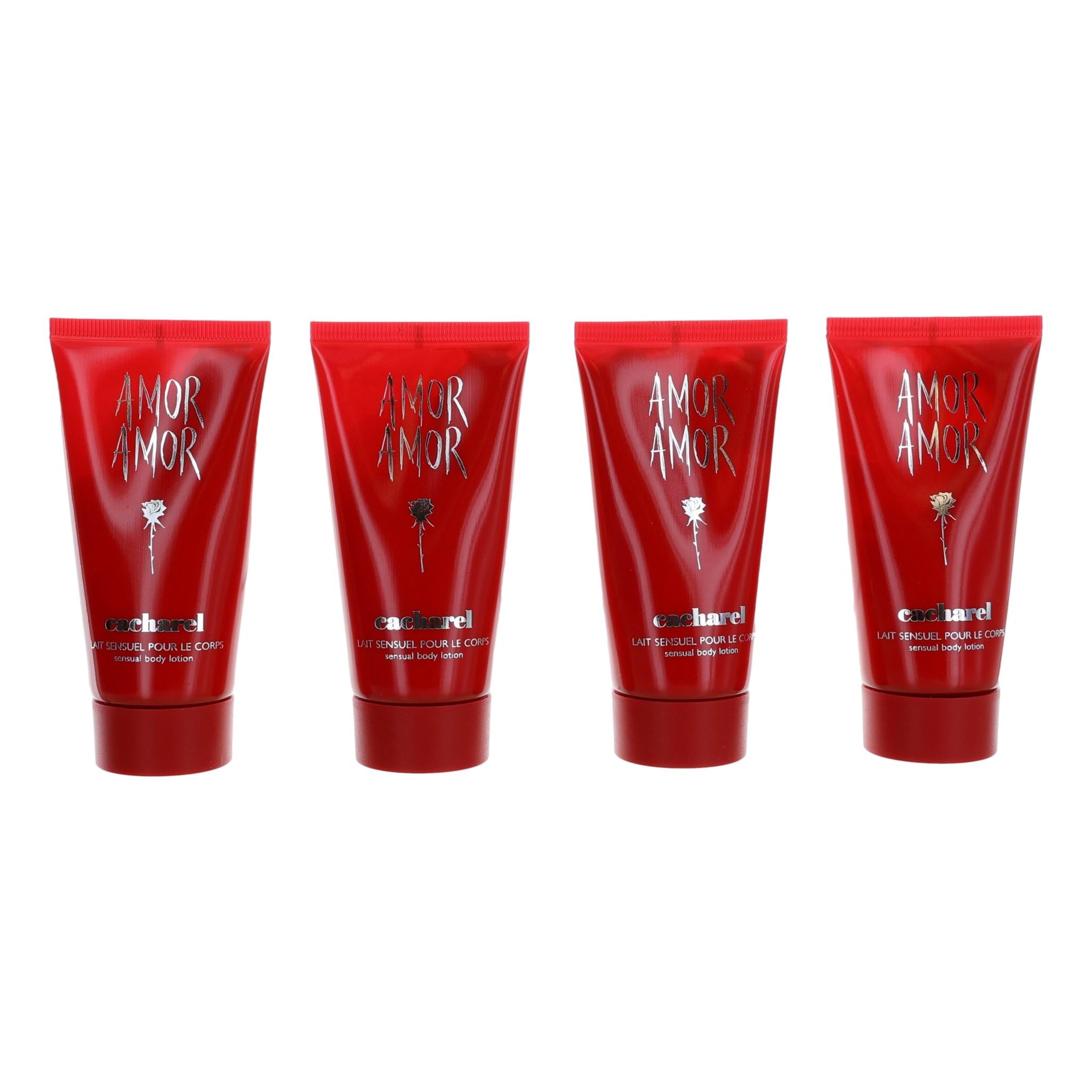 Amor Amor, 4 Piece 1.7Oz Body Lotions (6.8Oz Total) Women