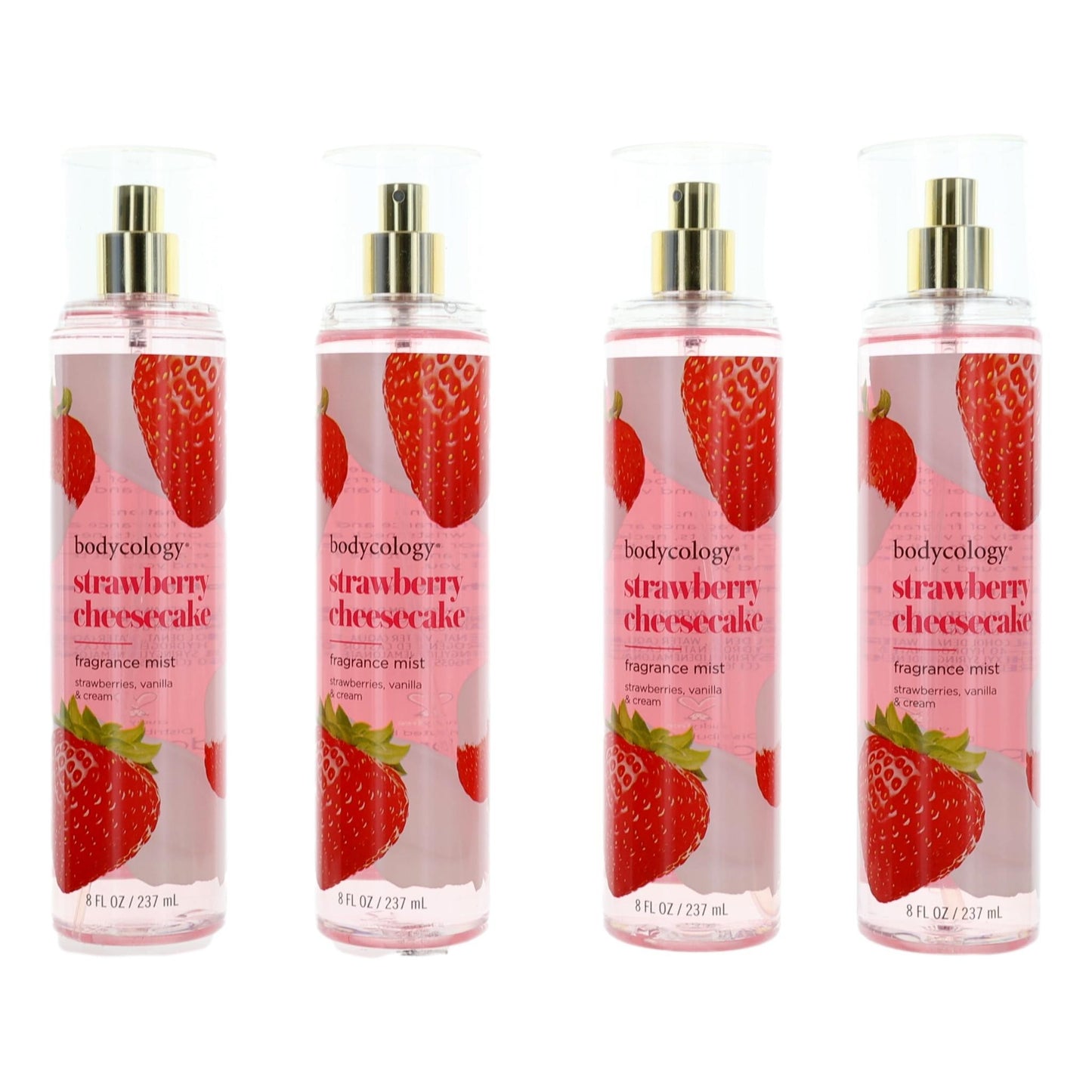 Strawberry Cheesecake, 4 Pack 8 Oz Fragrance Mist Women