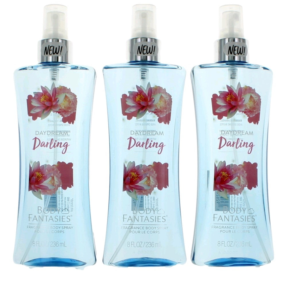 Daydream Darling By Body Fantasies, 3 Pack 8Oz Fragrance Body Spray Women