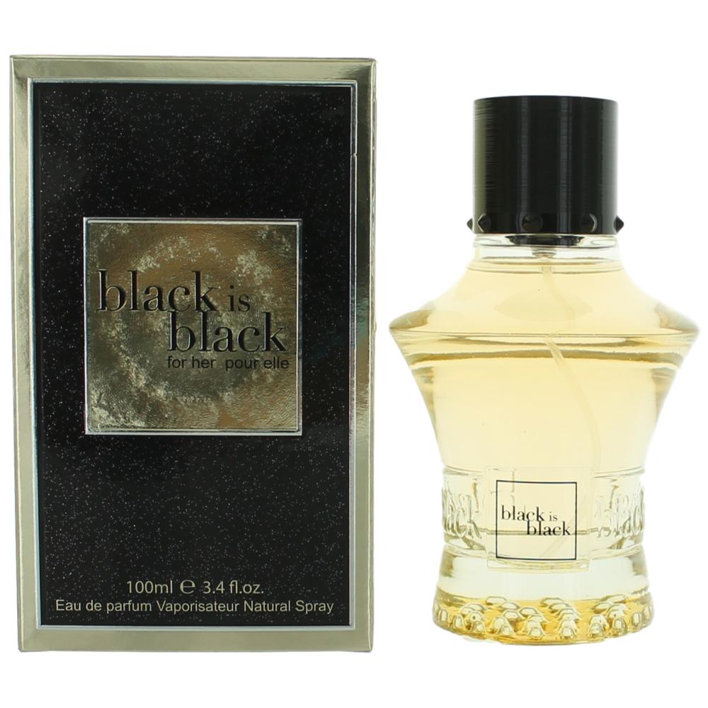 Black Is Black For Her By Nuparfums, 3.4 Oz EDP Spray For Women