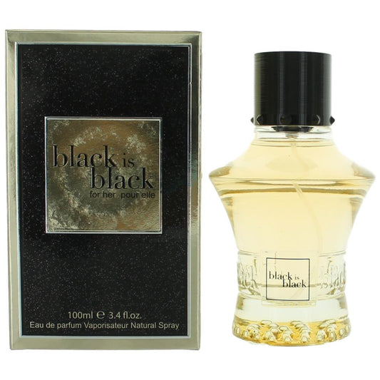 Black Is Black For Her By Nuparfums, 3.4 Oz EDP Spray For Women