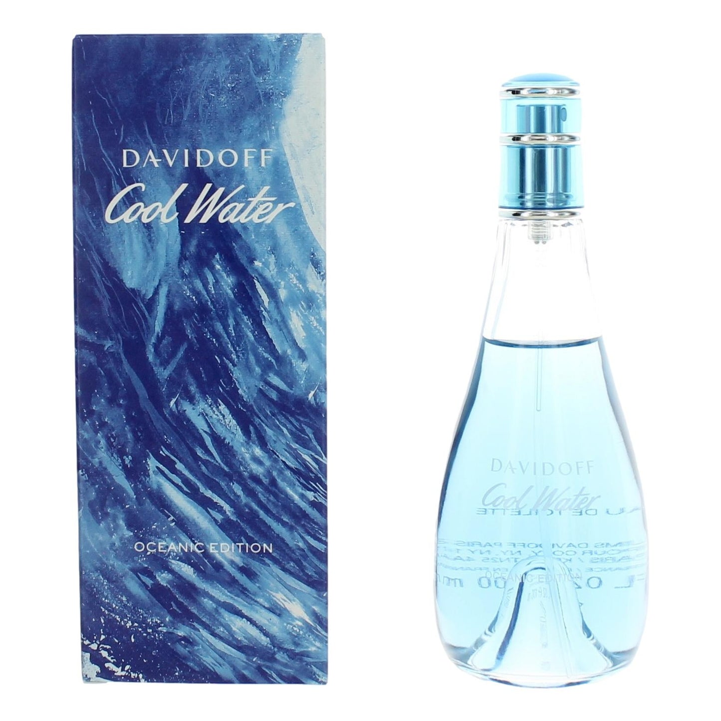 Cool Water Oceanic Edition By Davidoff Eau De Toilette Spray 3.3 Oz For Women