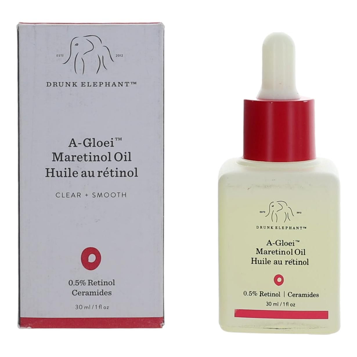 Drunk Elephant A-Gloei Maretinol Oil, 1Oz Retinol Oil