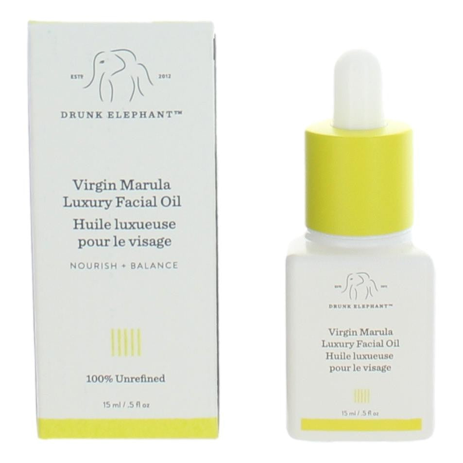 Drunk Elephant Virgin Marula Luxury Facial Oil, 0.5Oz Facial Oil