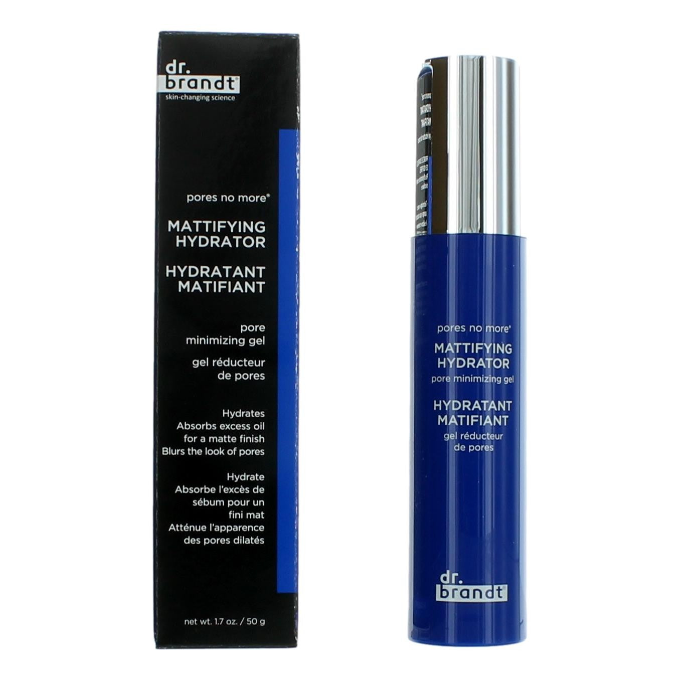 Dr. Brandt Pores No More Mattifying Hydrator, 1.7Oz Pore Minimizing Gel