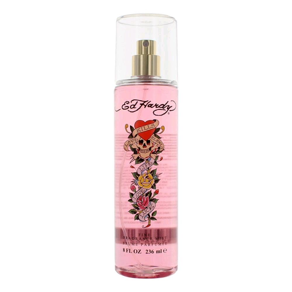 Ed Hardy By Christian Audigier Body Mist 8 Oz For Women