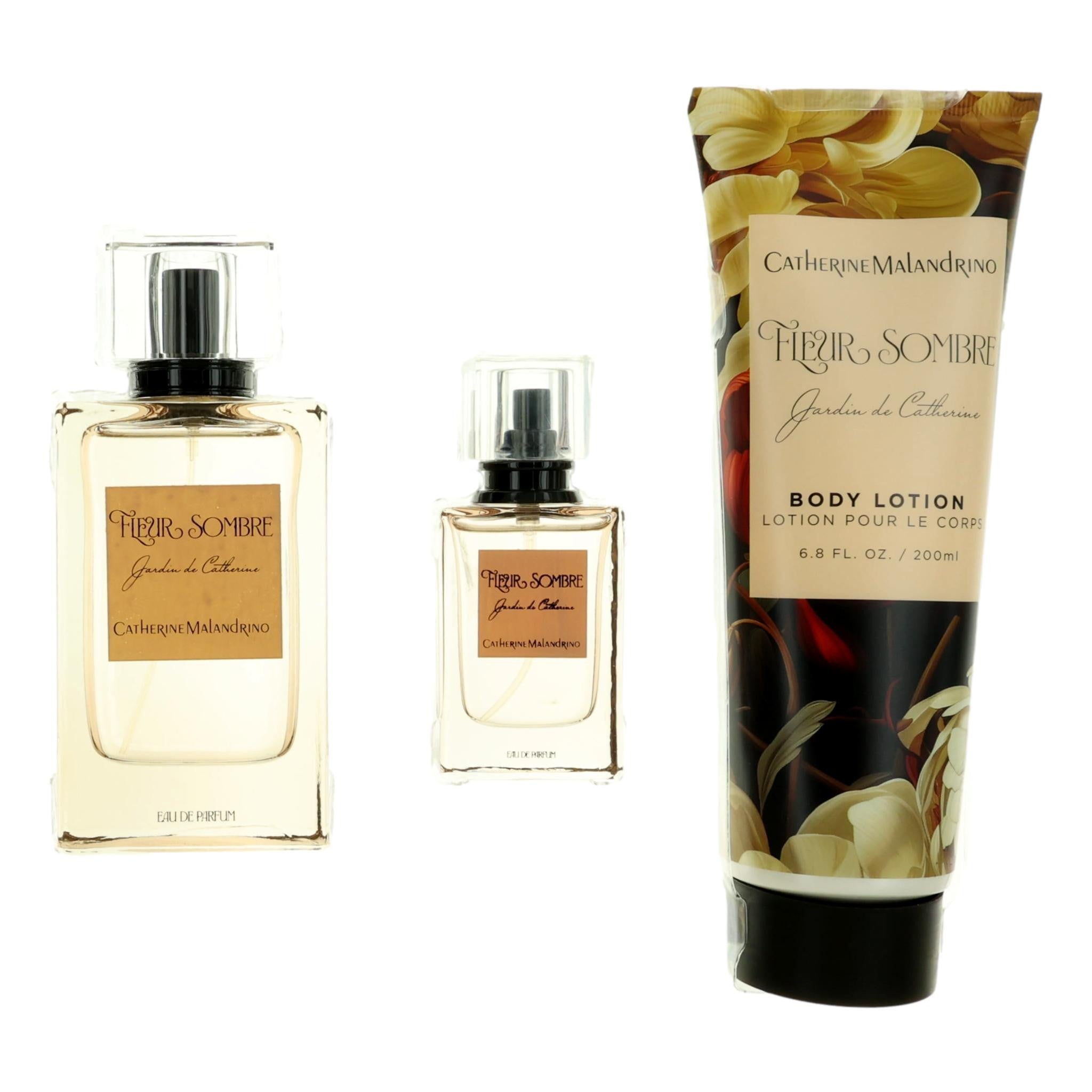 Fieur Sombre, 3 Piece Gift Set For Women