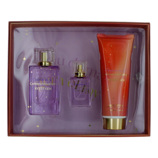 Violet Gem, 3 Piece Gift Set For Women