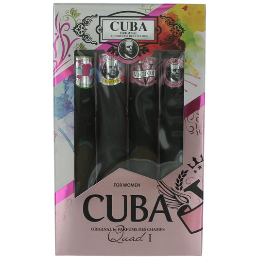 Cuba Quad I, 4 Piece Gift Set For Women