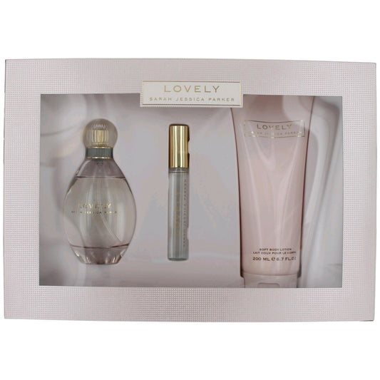 Lovely, 3 Piece Gift Set Women With Rollerball