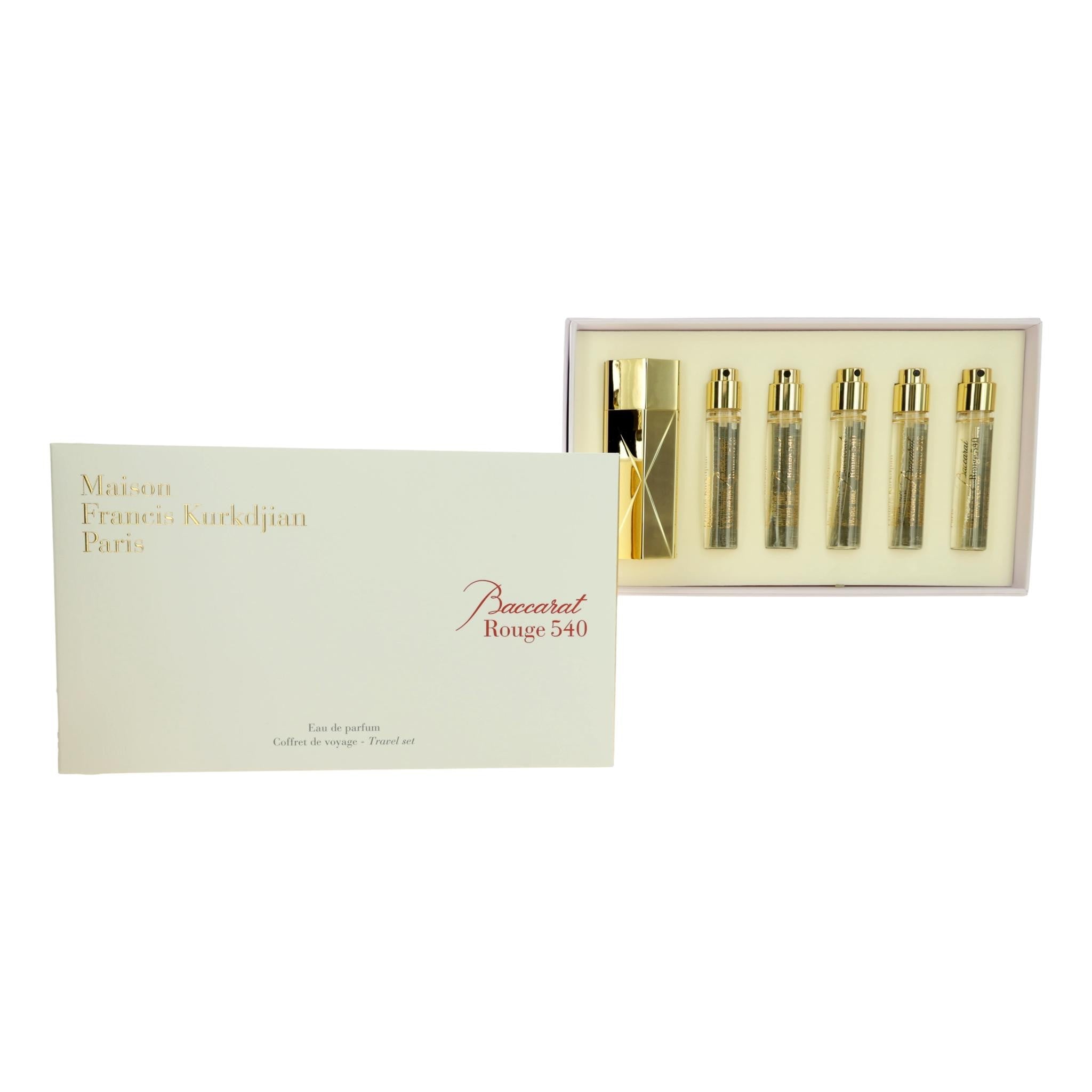 Baccarat Rouge 540, 5 Piece Travel Set Women