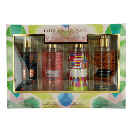 Nanette Lepore, 4 Piece Body Mist Set For Women
