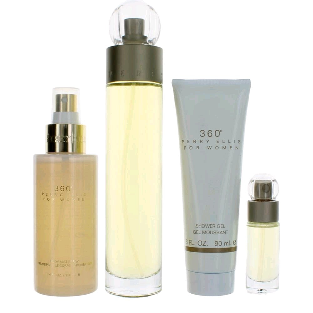 Perry Ellis 360, 4 Piece Gift Set For Women