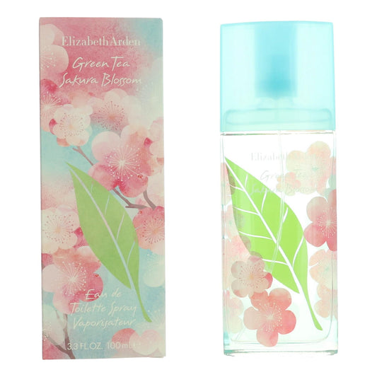 Green Tea Sakura Blossom By Elizabeth Arden Eau De Toilette Spray 3.3 Oz For Women