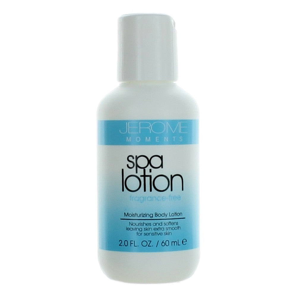 Spa Lotion Fragrance Free, 2 Oz Body Lotion Women