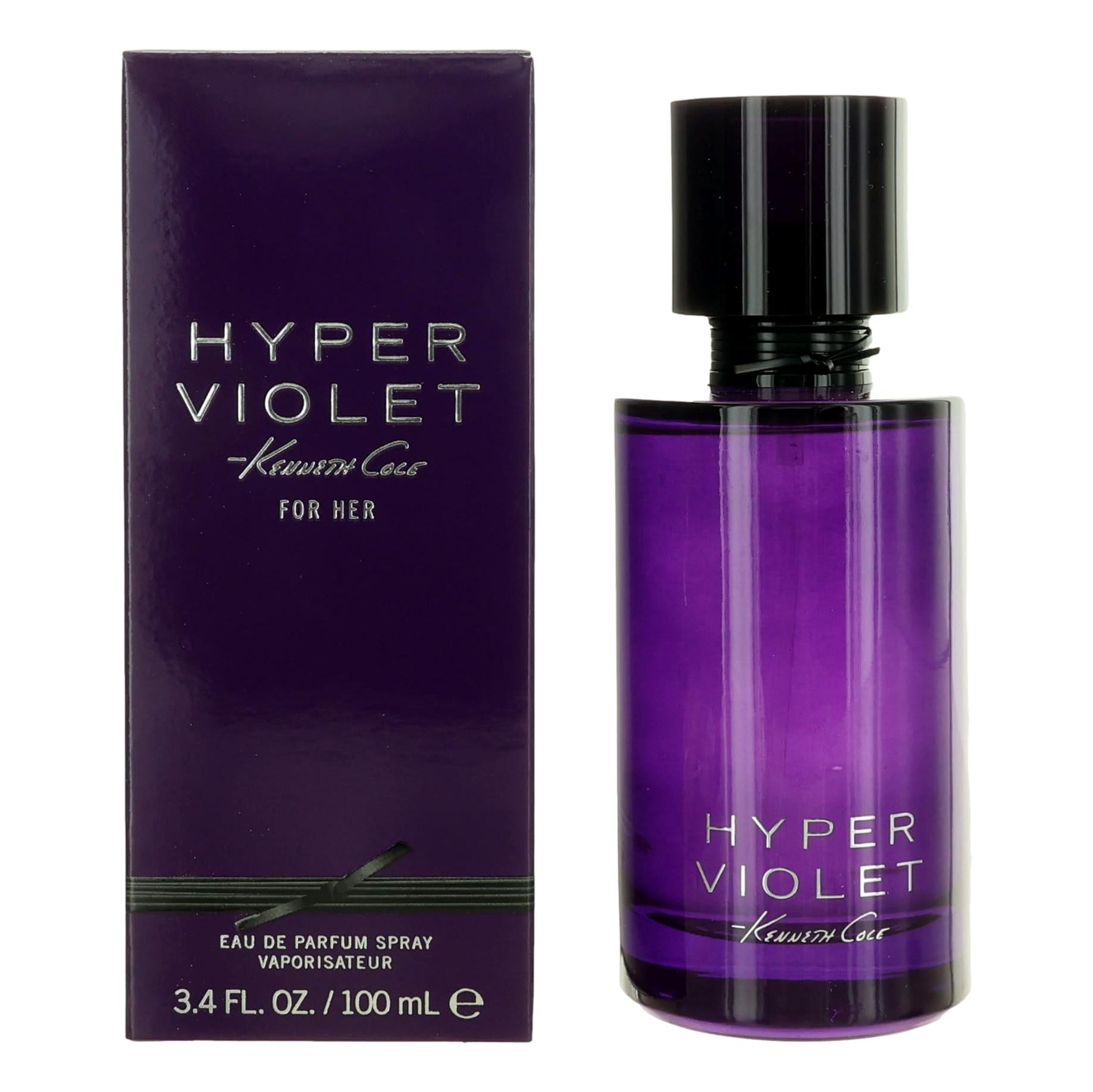 Kenneth Cole Hyper Violet, 3.4 Oz EDP Spray For Women