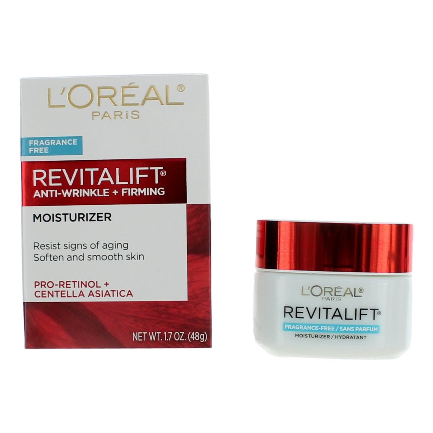 L'Oreal Revitalift Anti-Wrinkle & Firming, 1.7Oz Fragrance Free Moisturizer