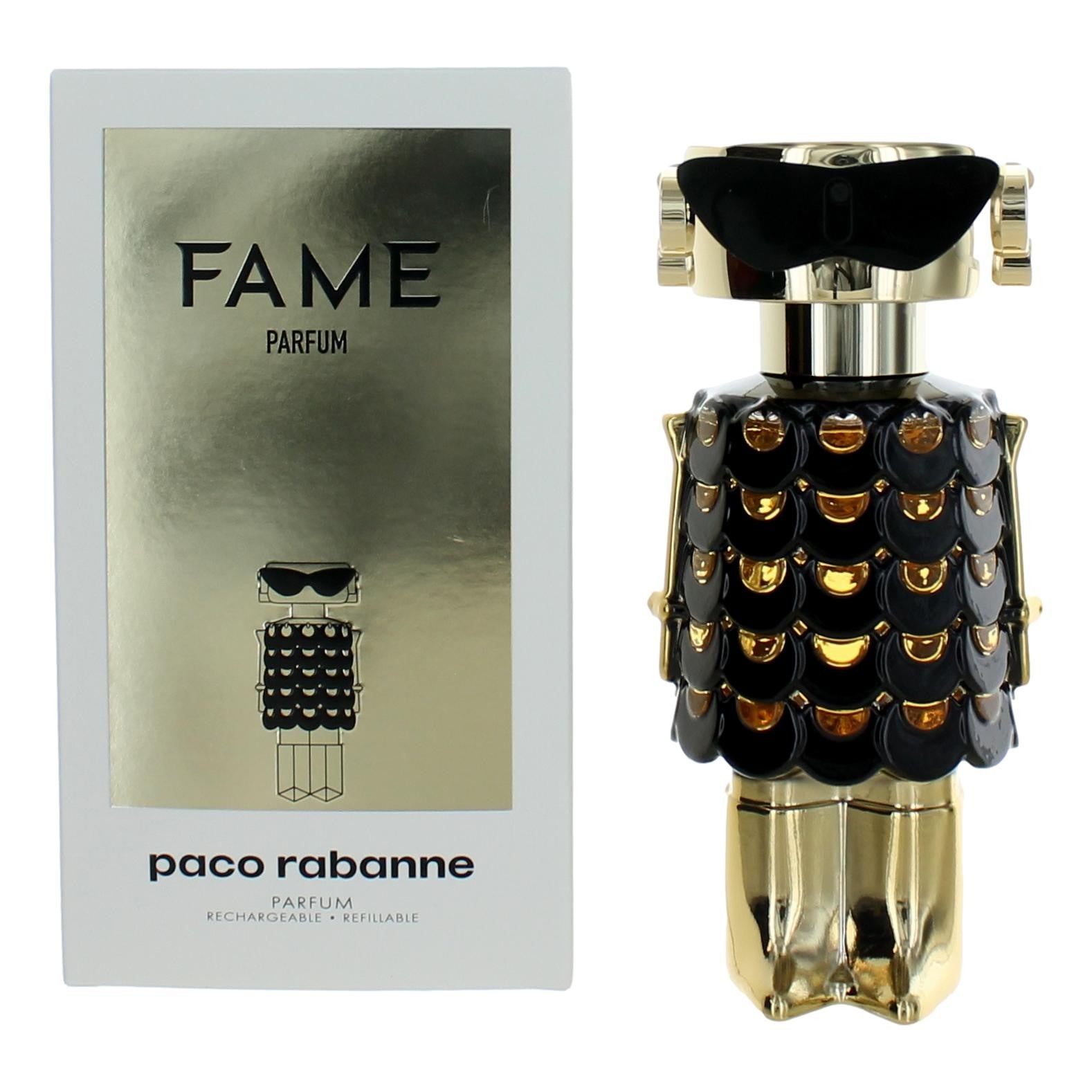 Paco Rabanne Fame By Paco Rabanne Parfum Refillable Spray 2.7 Oz For Women