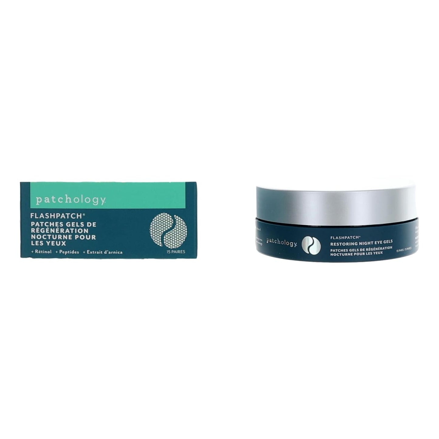 Patchology Flashpatch, Restoring Night Eye Gels - 15 Pairs
