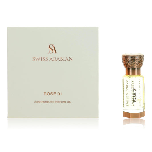 Rose 01, 0.4 Oz Perfume Oil For Unisex