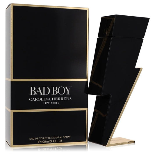 Bad Boy By Carolina Herrera Eau De Toilette Spray 3.4 Oz For Men