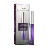 (2 pack) LUMIFY Eye Illuminations Lash and Brow Serum For Fuller Looking Eyebrows and Eyelashes, with Hyaluronic Acid, 3.8 mL