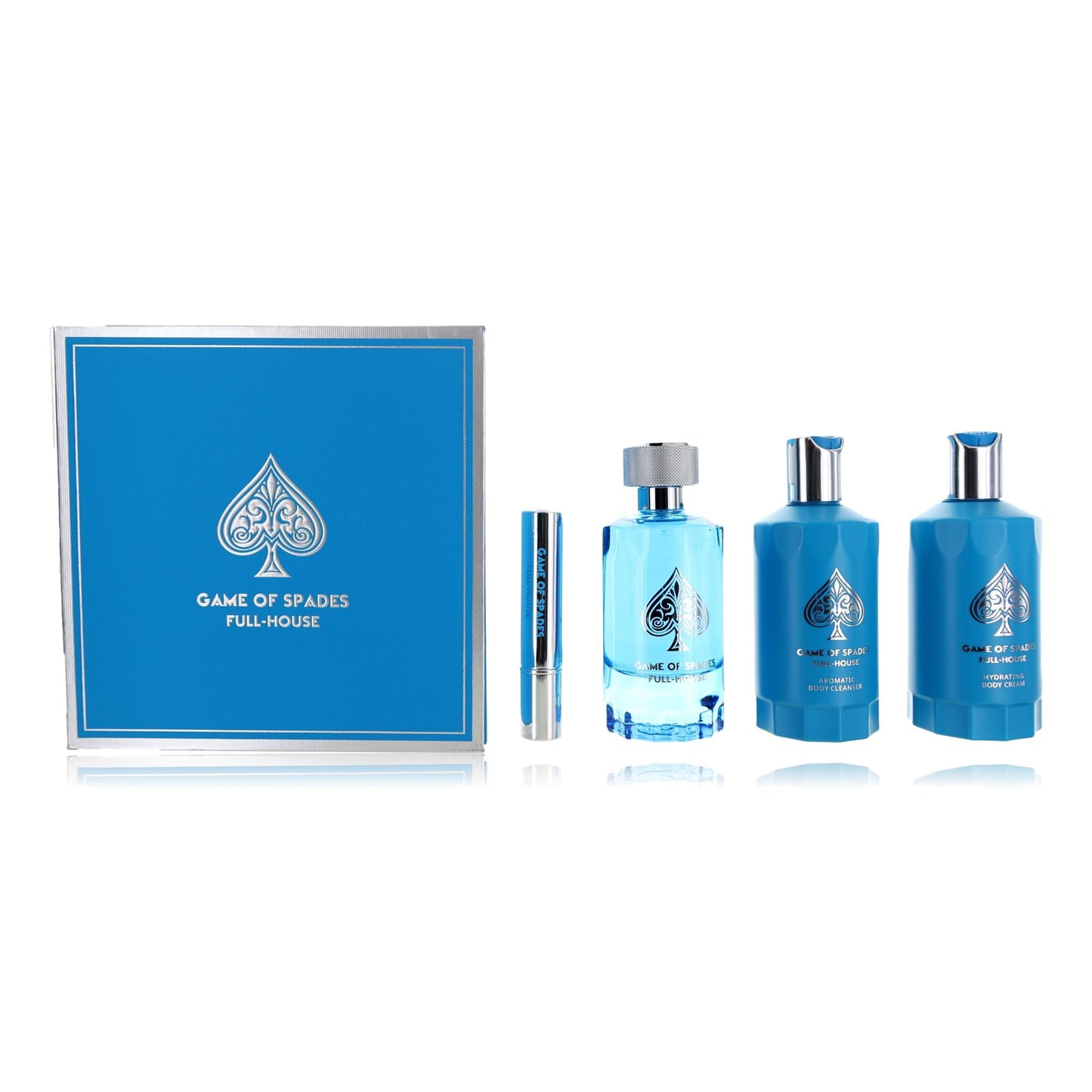 Game Of Spades Full-House, 4 Piece Gift Set For Unisex