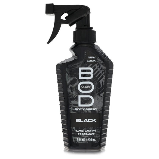Bod Man Black By Parfums De Coeur Body Spray 8 Oz For Men