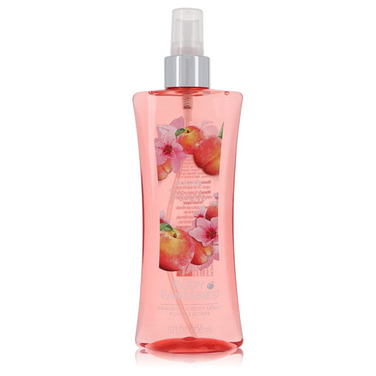 Body Fantasies Signature Sugar Peach By Parfums De Coeur Body Spray 8 Oz For Women