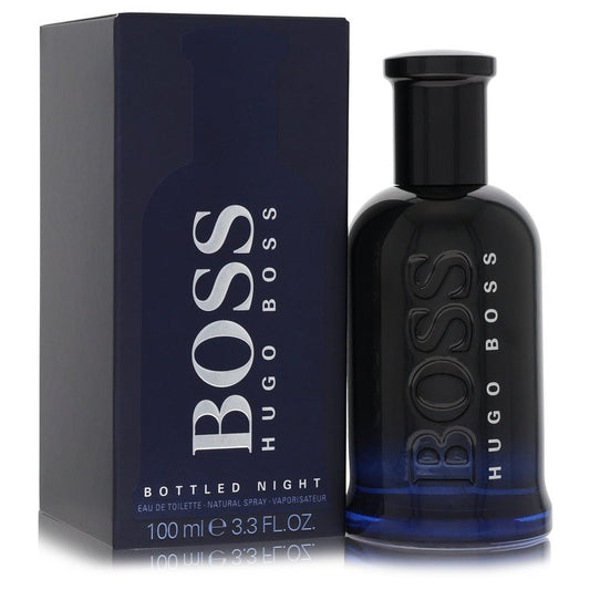 Boss Bottled Night By Hugo Boss Eau De Toilette Spray 3.3 Oz For Men