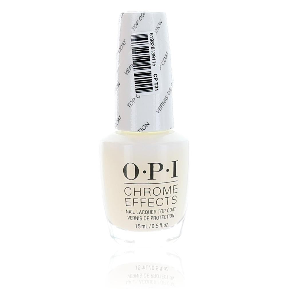 Opi Nail Lacquer, 0.5 Oz Chrome Effects Top Coat