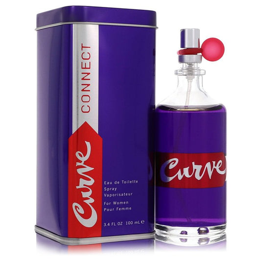 Curve Connect By Liz Claiborne Eau De Toilette Spray 3.4 Oz For Women