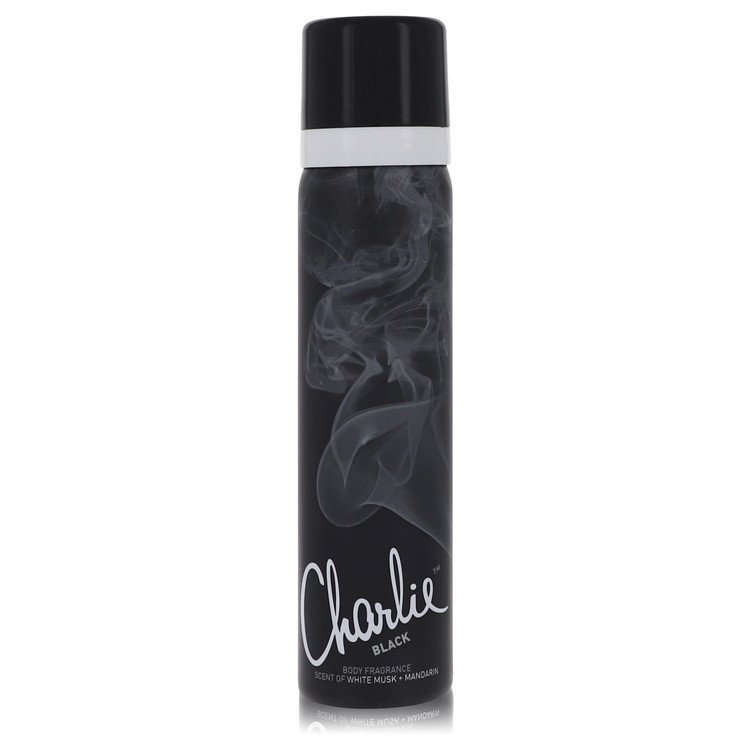 Charlie Black By Revlon Body Fragrance Spray 2.5 Oz For Women