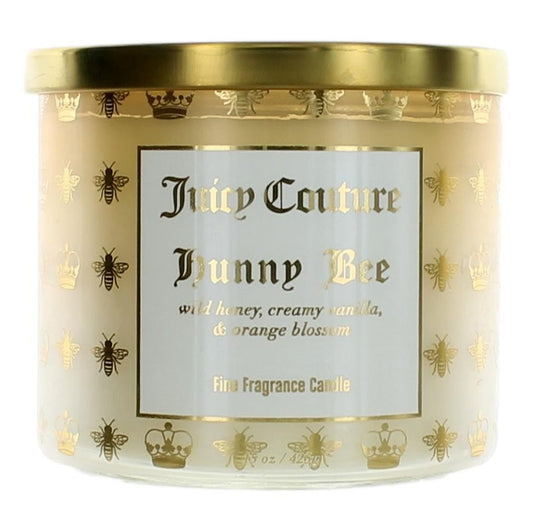 Juicy Couture 14.5 Oz Soy Wax Blend 3 Wick Candle- Hunny Bee