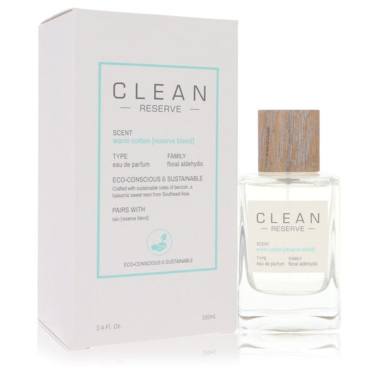 Clean Reserve Warm Cotton By Clean Eau De Parfum Spray 3.4 Oz For Women