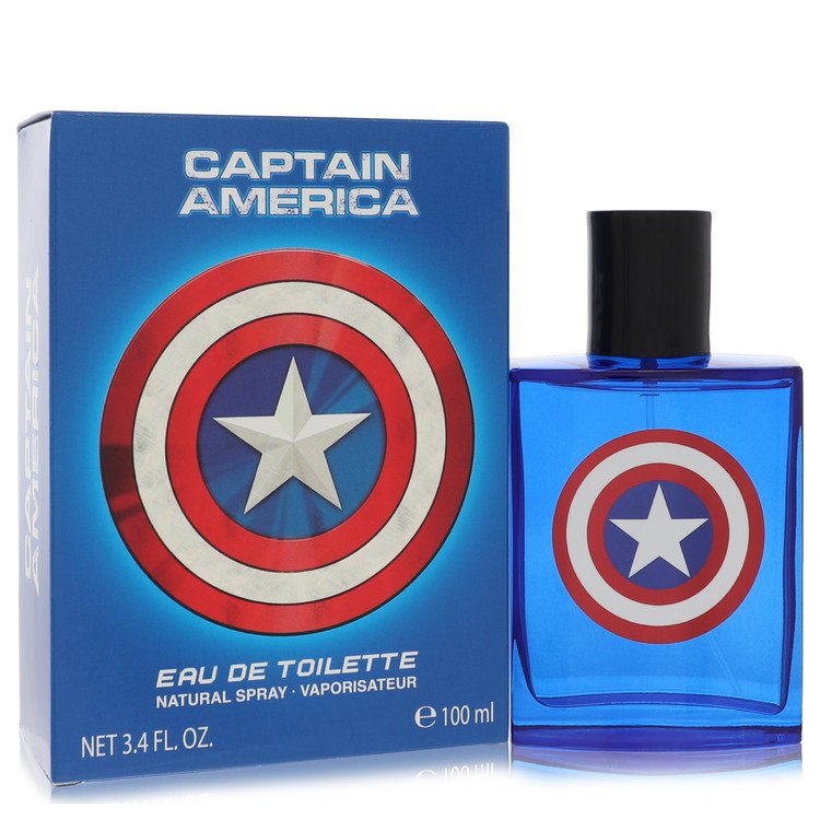 Captain America By Marvel Eau De Toilette Spray 3.4 Oz For Men