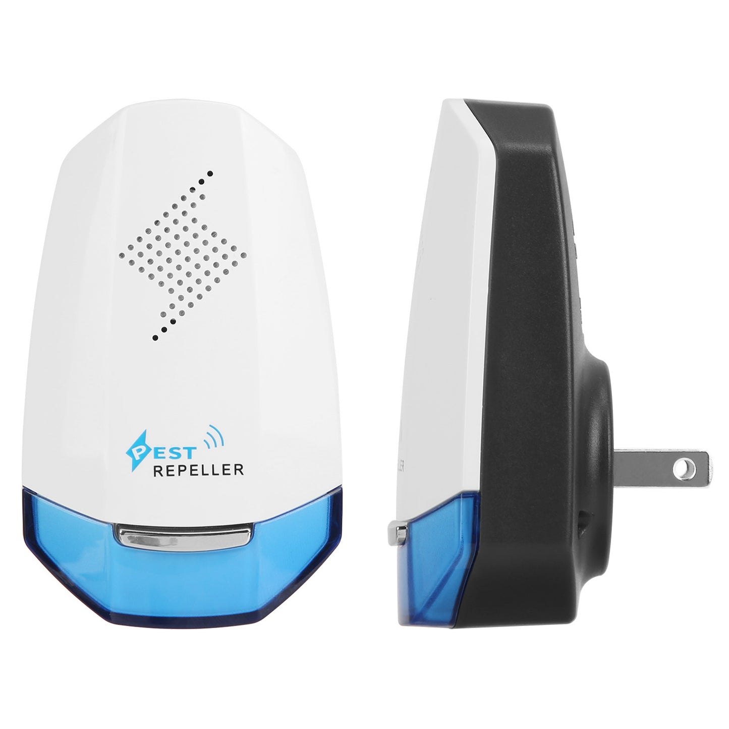 2 Pack Ultrasonic Pest Repeller With Night Light Plug In Pest Mice Repellent Indoor Roach Bed Bug Mouse Rodent Mosquito Killer For Bedroom Garage Warehouse Office For Spring Summer