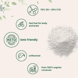 Micro Ingredients Organic MCT Oil Powder with Prebiotic Fiber, 1lb (16oz)